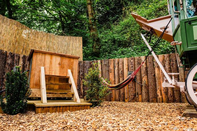 Wood-fired plunge pool