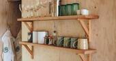 Cooking utensils, crockery and glassware provided