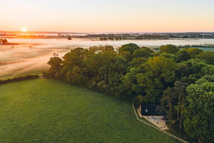 Sunrise at Midelney Manor