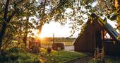 Sunset and Midelney Manor
