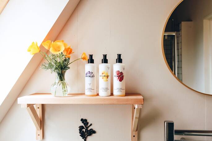 Toiletries provided