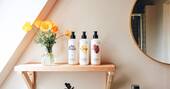 Toiletries provided