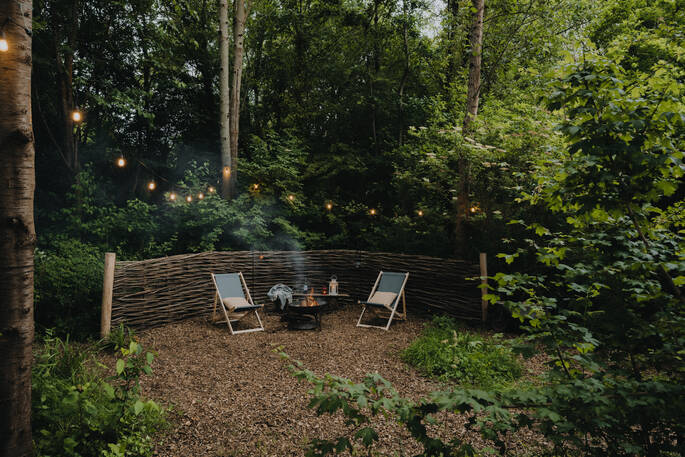 under the fairy lights