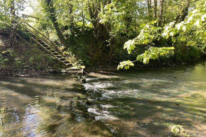 Coach House cabin River Brue 