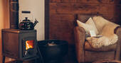 6. Log burner