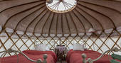 yurt, twin room, family friendly