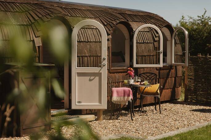 Igluhuts outdoor seating