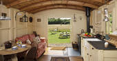 Gypsy's Rest shepherds hut - interior, Hasketon, Nr. Woodbridge, Suffolk, England by Chris Rawlings