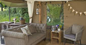 Luxury Lodge Tent 016 2022 Sitting Area by Chris Rawlings