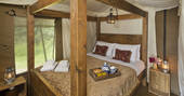 Luxury Lodge Tent 022 2022 Four Poster Bedroom 1 by Chris Rawlings