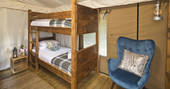 Luxury Lodge Tent 029 2022 Bunk Bedroom by Chris Rawlings