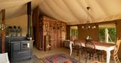 Luxury Lodge Tent Interior Secret Meadows by Craig Girling