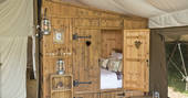 Luxury Lodge Tent 031 2022 Cupboard Bed by Chris Rawlings