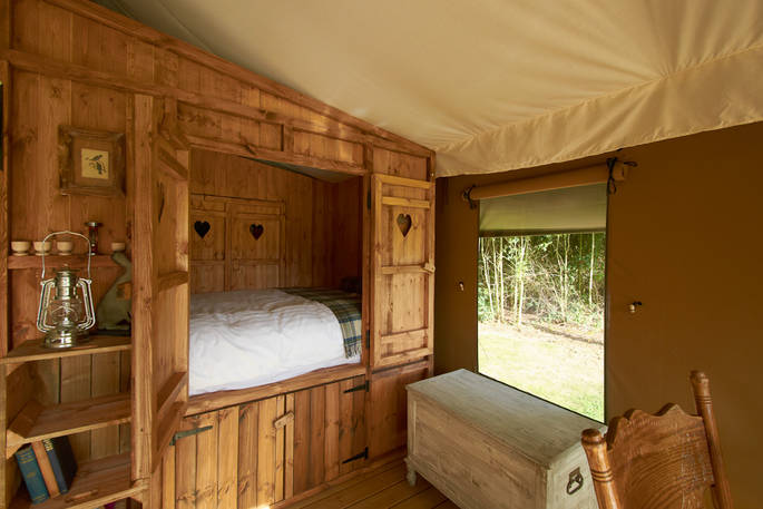 Cabin bed interior at Speedwell, Suffolk