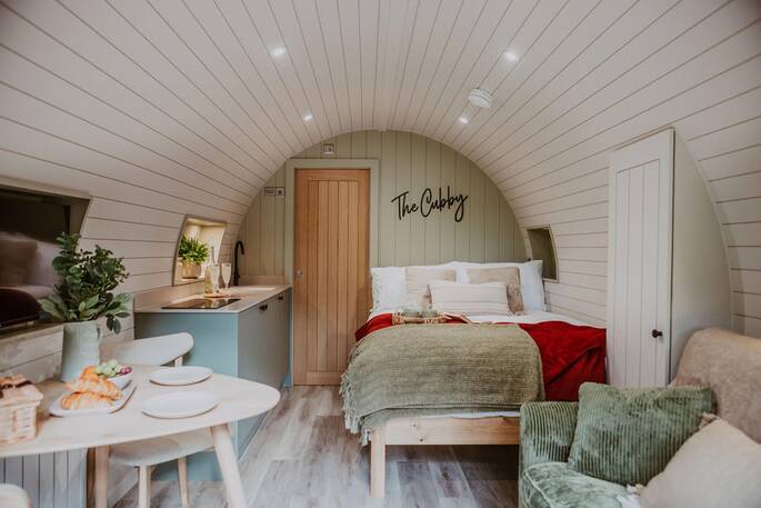Open plan layout inside