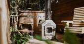 Wood-fired hot tub