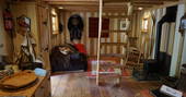 Interior of Idaho Cabin at Forest Garden in East Sussex 