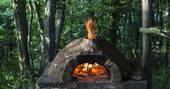 Rossetti cabin pizza oven at Robertsbridge, Sussex