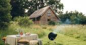 BBQ dining area