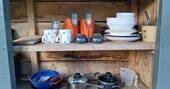 Walk Wood Wagon kitchen area
