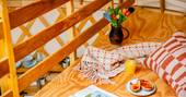 Dining up on the mezzanine