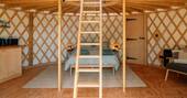 Double bed and mezzanine