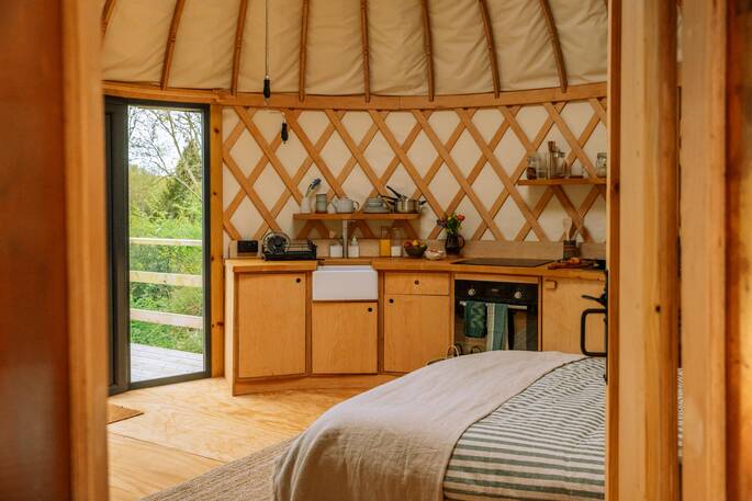 Open plan inside