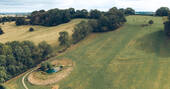 Autumnal drone shot
