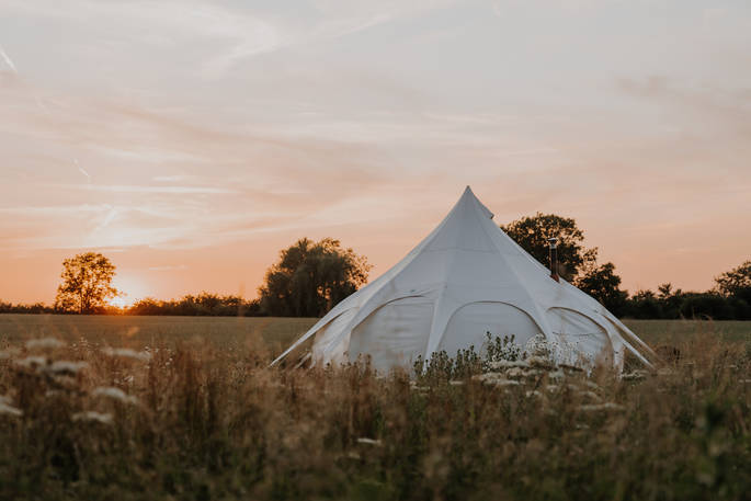 Mackies bell tent, Priors Hardwick, Warwickshire