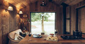 Kitchen and living area