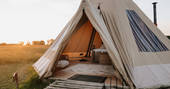 Slinket tipi at Priors Hardwick, Warwickshire