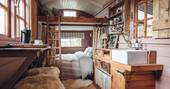 King size bed and bed up in the mezzanine