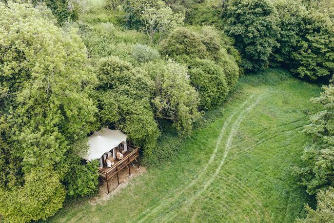 Private treehouse