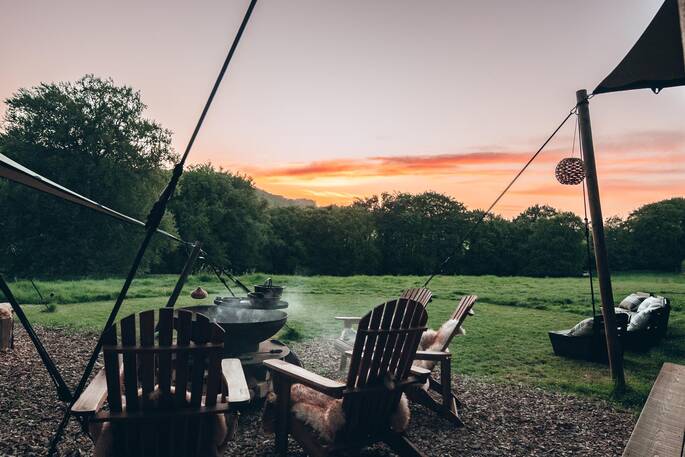 Sunset at Milton Farm
