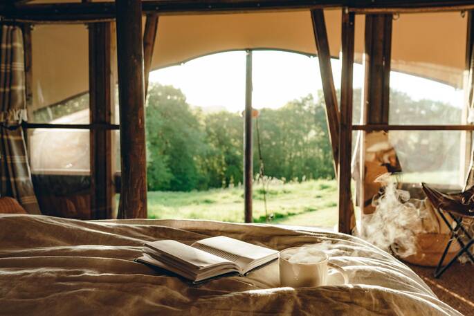 View from the king size bed