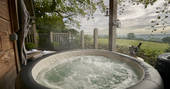 Oakdown Treehouse - view from the hot tub, Colerne, Wiltshire