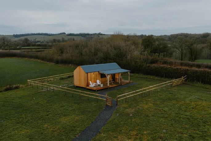 Aerial view of exterior