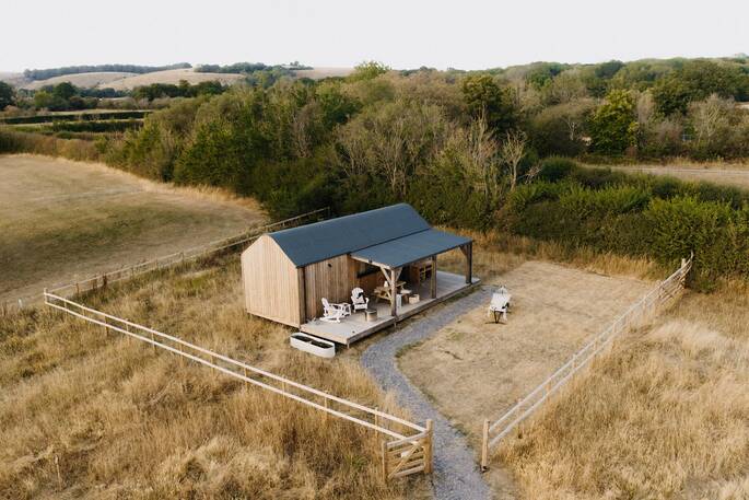 Aerial view of Oak view
