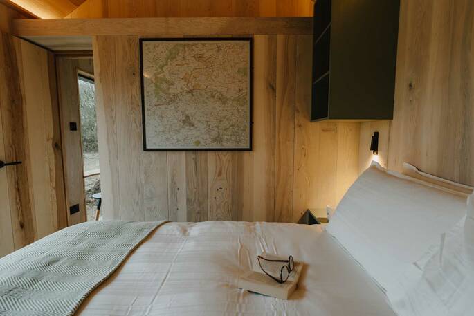 Double bed downstairs