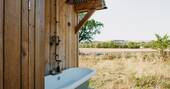 Outdoor bath view