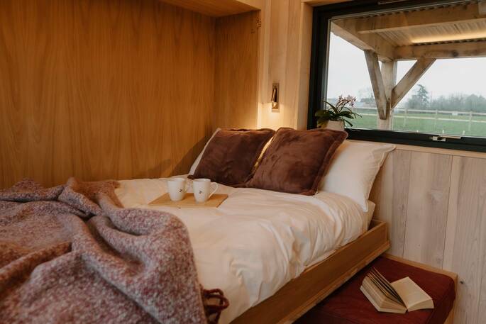 Double bed downstairs