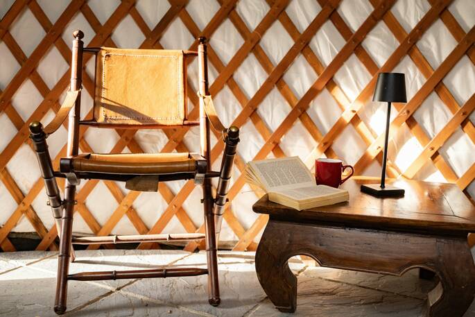 Chair and coffee table