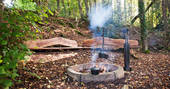 Lilla Stugan cabin firepit, Alfrick, Worcester, Worcestershire