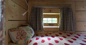 Cosy wooden bunk bed