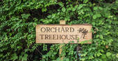 Orchard treehouse sign