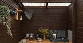 Covered kitchen