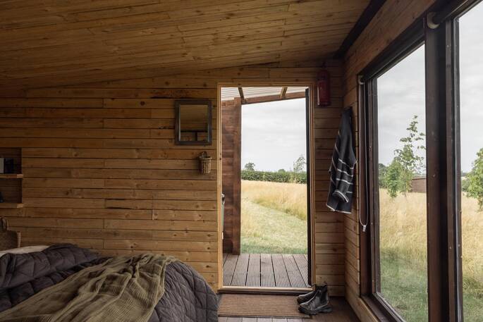 Entrance to cabin