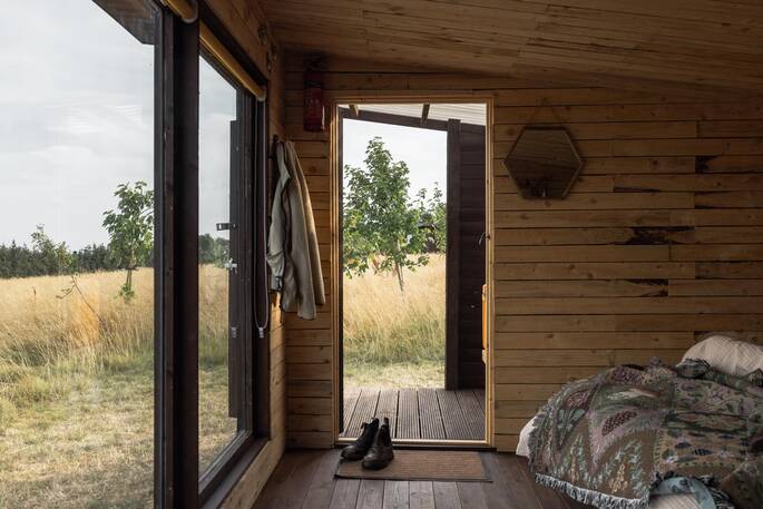 Entrance to cabin