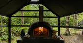 Fire up the wood fired pizza oven at Jollydays in Yorkshire