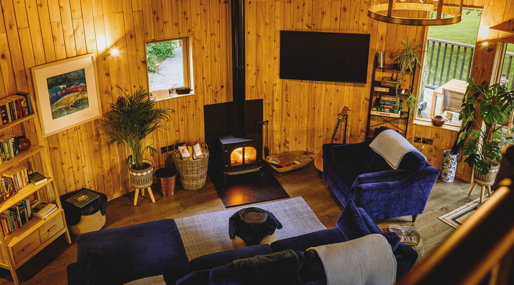 Cran Darach Treehouse Treehouse in Yorkshire Canopy & Stars